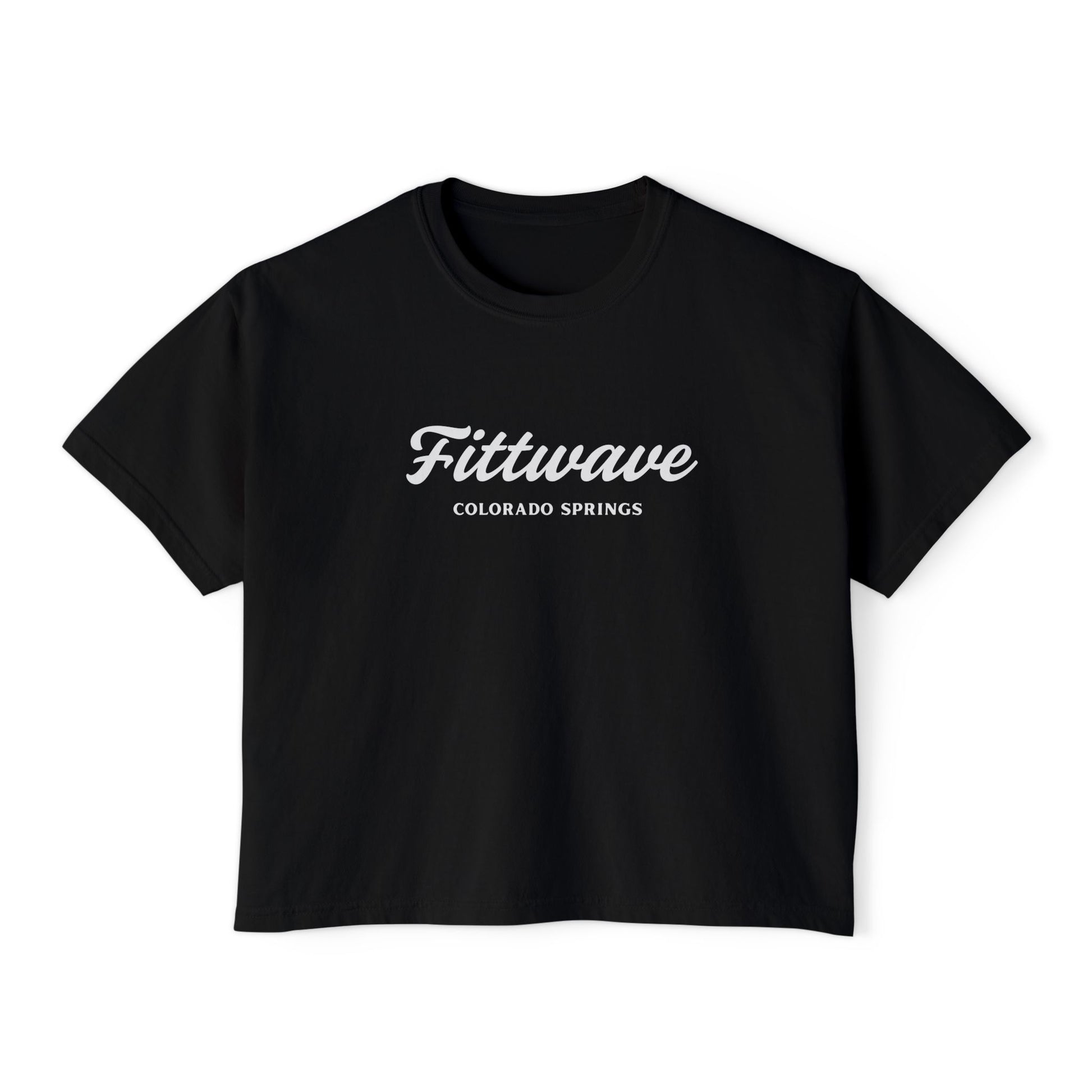Colorado Springs Fittwave Women's Boxy Tee — Women's Cropped T-Shirt