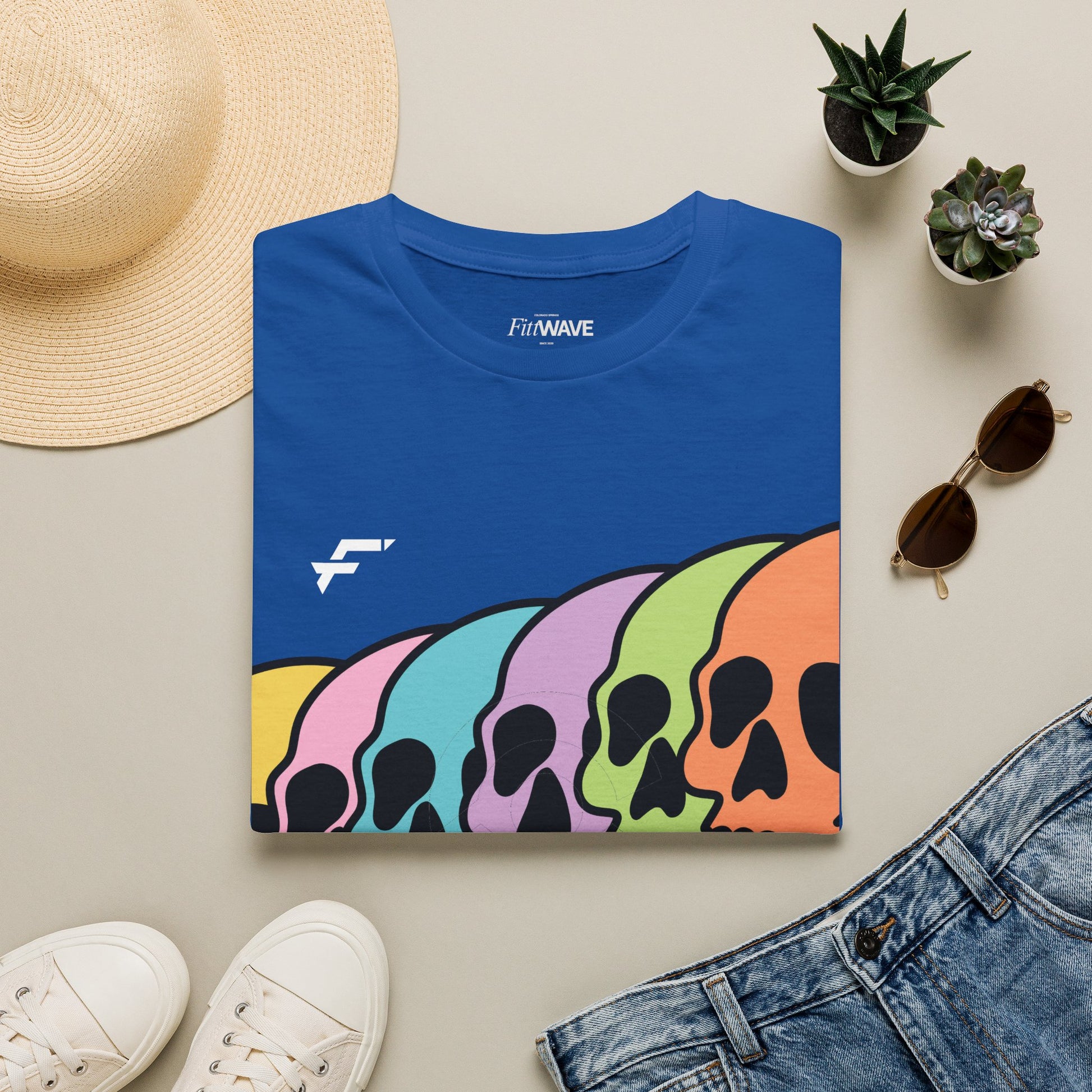 Pride Rainbow Skull T-Shirt. White Skull Tee, Black Skull Tee, and More... Ethically Sourced T-shirt