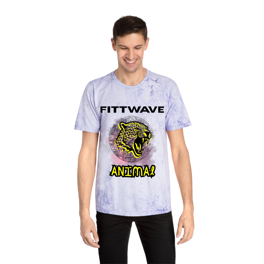 FITTWAVE RAVE ANIMAL | Unisex Color Blast T-Shirt, Casual Wear, RAVE Fashion, Graphic T-Shirt, Street Style