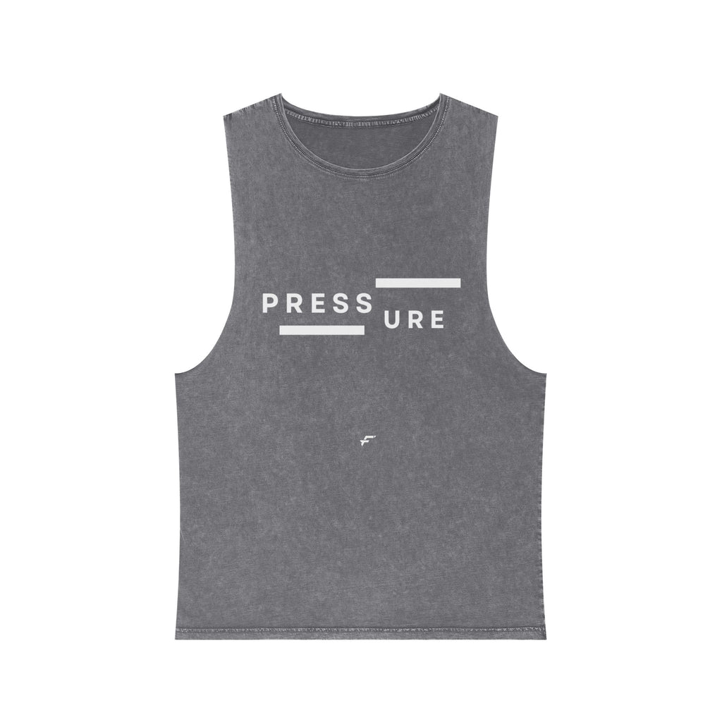 Unisex Fittwave Stonewash Tank Top - Cool Casual Wear, Gift for Fitness Enthusiasts, Stylish Summer Top, Perfect for Relaxing & Travel