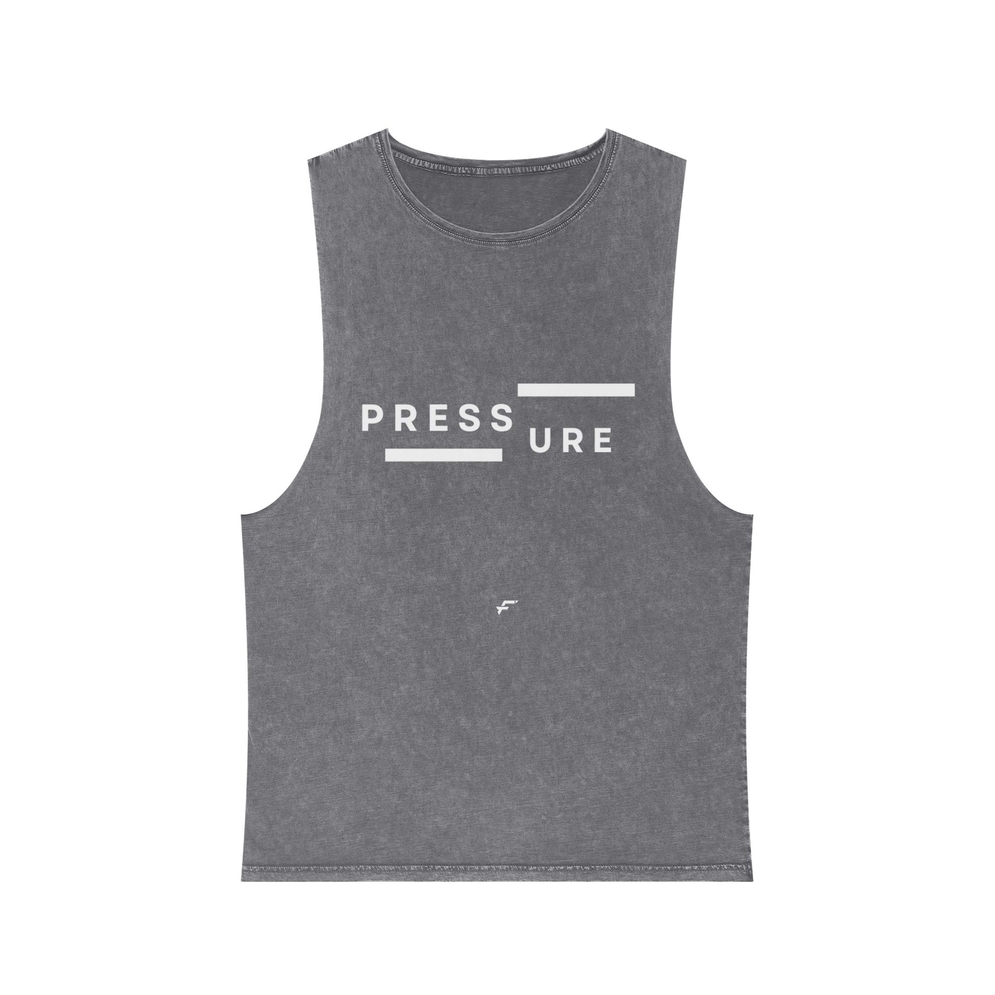 Unisex Fittwave Stonewash Tank Top - Cool Casual Wear, Gift for Fitness Enthusiasts, Stylish Summer Top, Perfect for Relaxing & Travel