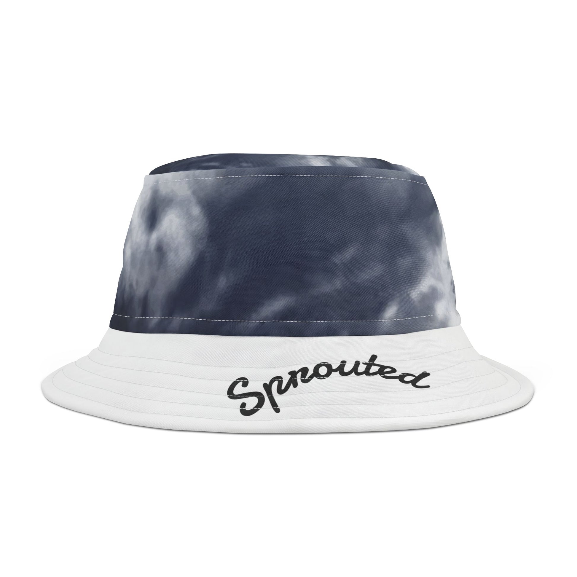 SPROUTED - Fittwave Rave Bucket Hat. Stylish Tie-Dye Bucket Hat, Summer Headwear, Festival Accessory
