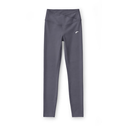 Black V-Waist Luxe Leggings — High-Rise Activewear for Women by FITTWAVE