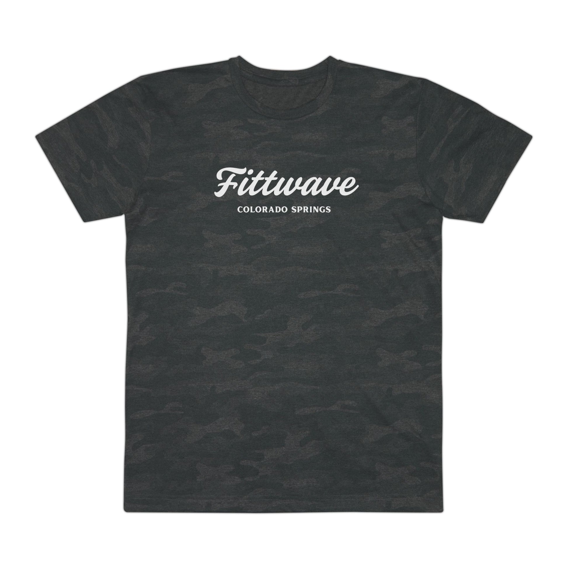 Fittwave Colorado Springs Workout and Fitness Tee — Uni-sex Casual Camo Graphic T-Shirt