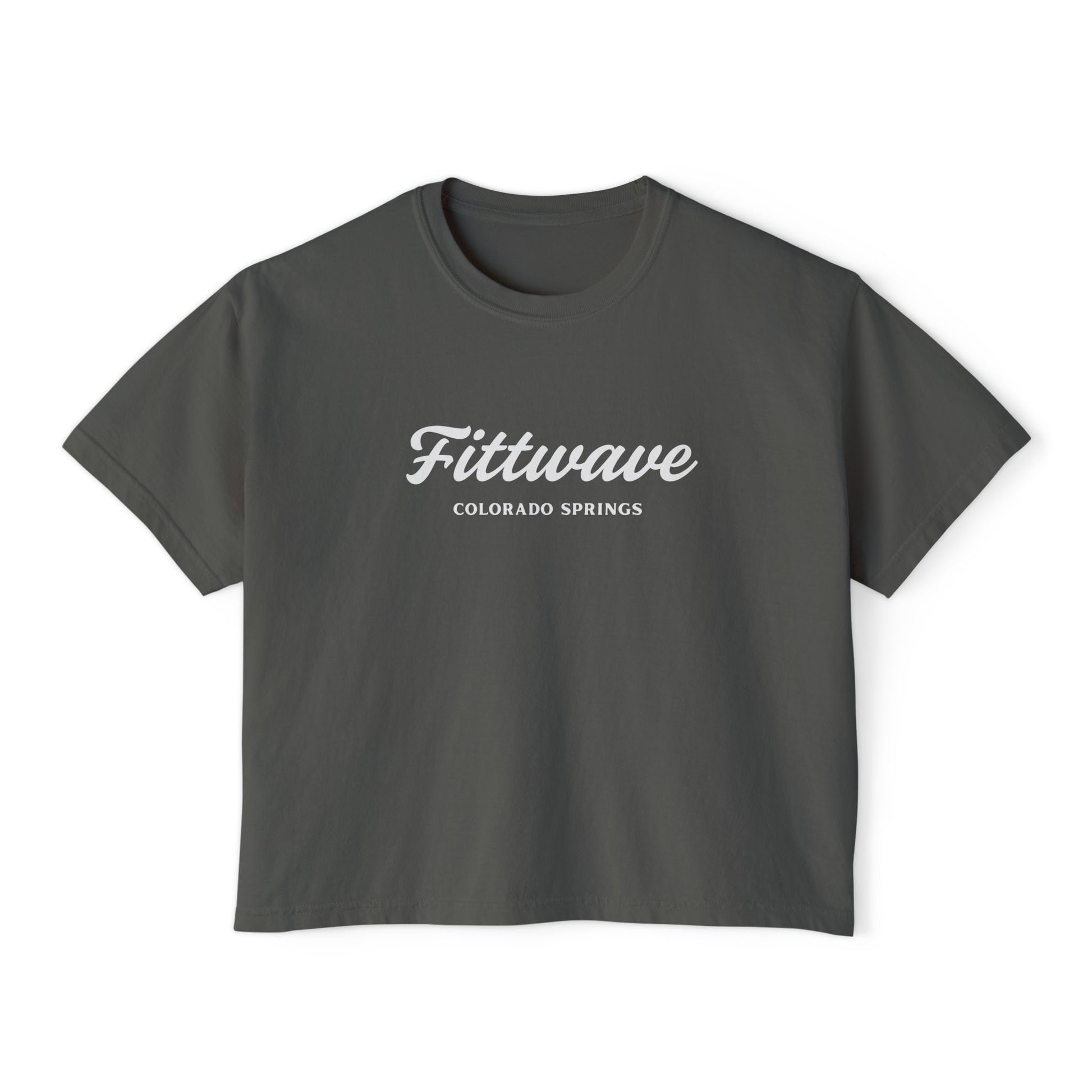Colorado Springs Fittwave Women's Boxy Tee — Women's Cropped T-Shirt