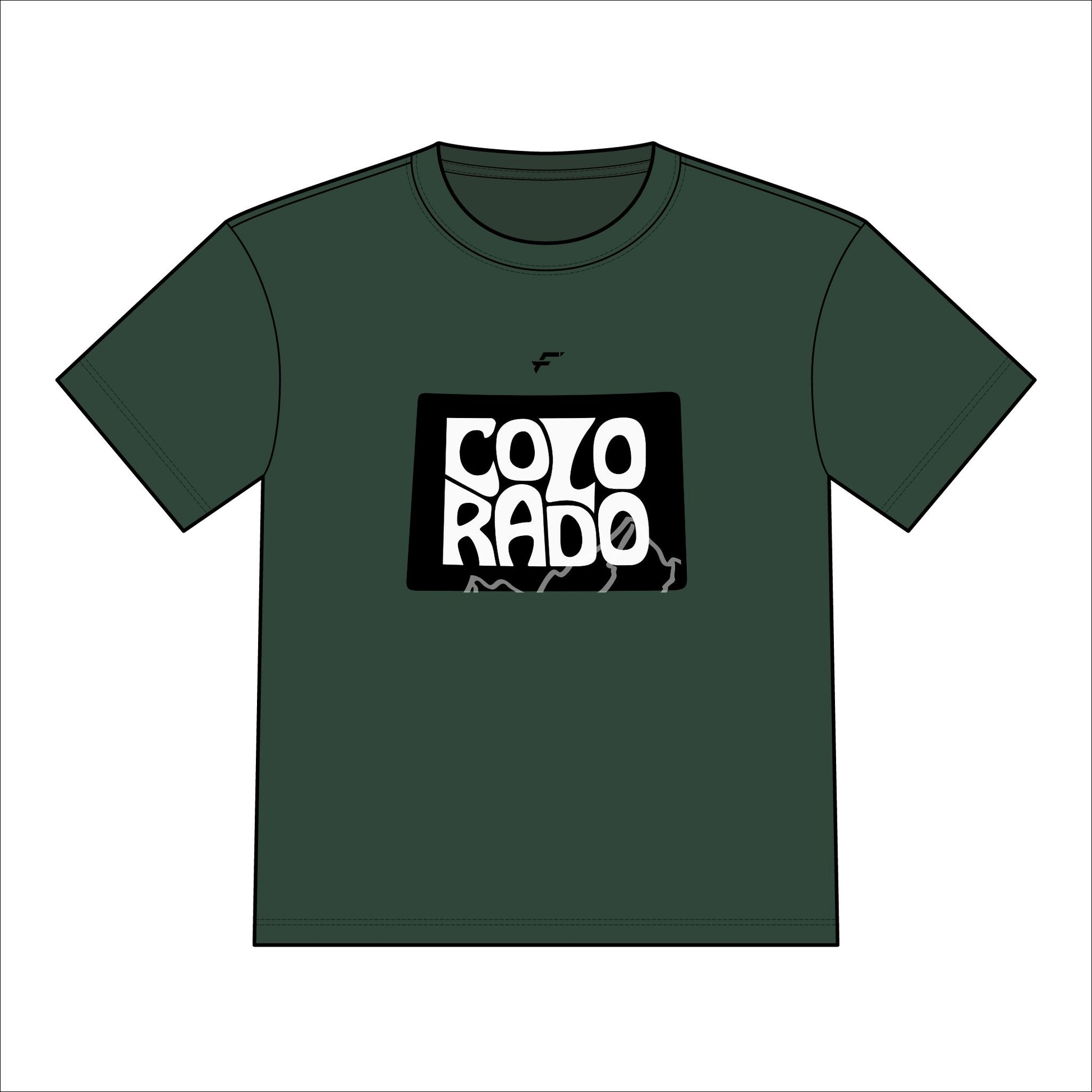 "Made in the Mountains" Graphic Jersey and Shirt- Colorado Camo Fitness, CYCLING, AND MOUNTAIN BIKING JERSEY T-shirt