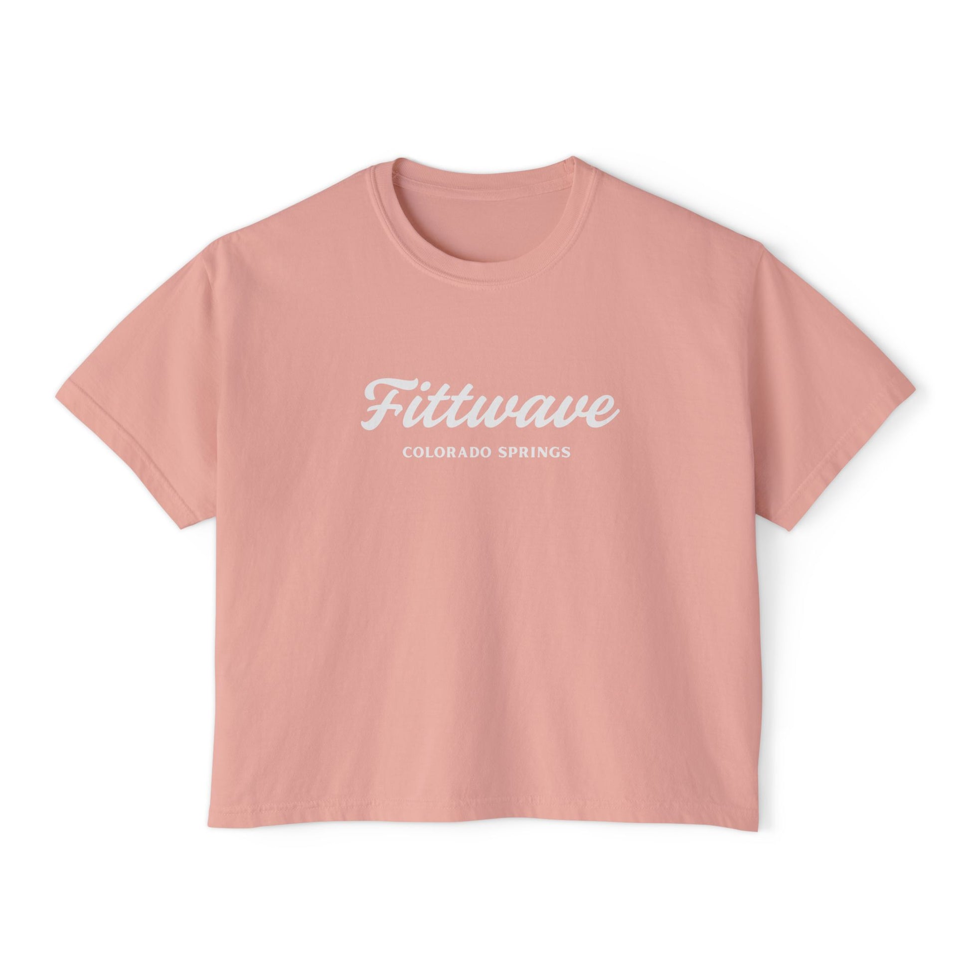 Colorado Springs Fittwave Women's Boxy Tee — Women's Cropped T-Shirt
