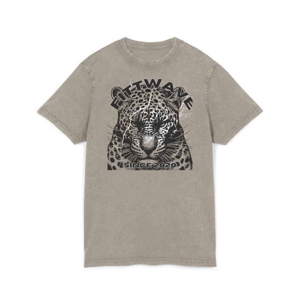 Fittwave- Rock Inspired Acid Washed Graphic Tee, Vintage Style Acid Washed Shirt, For Workouts, Unisex Fashion Shirt, Summer Streetwear