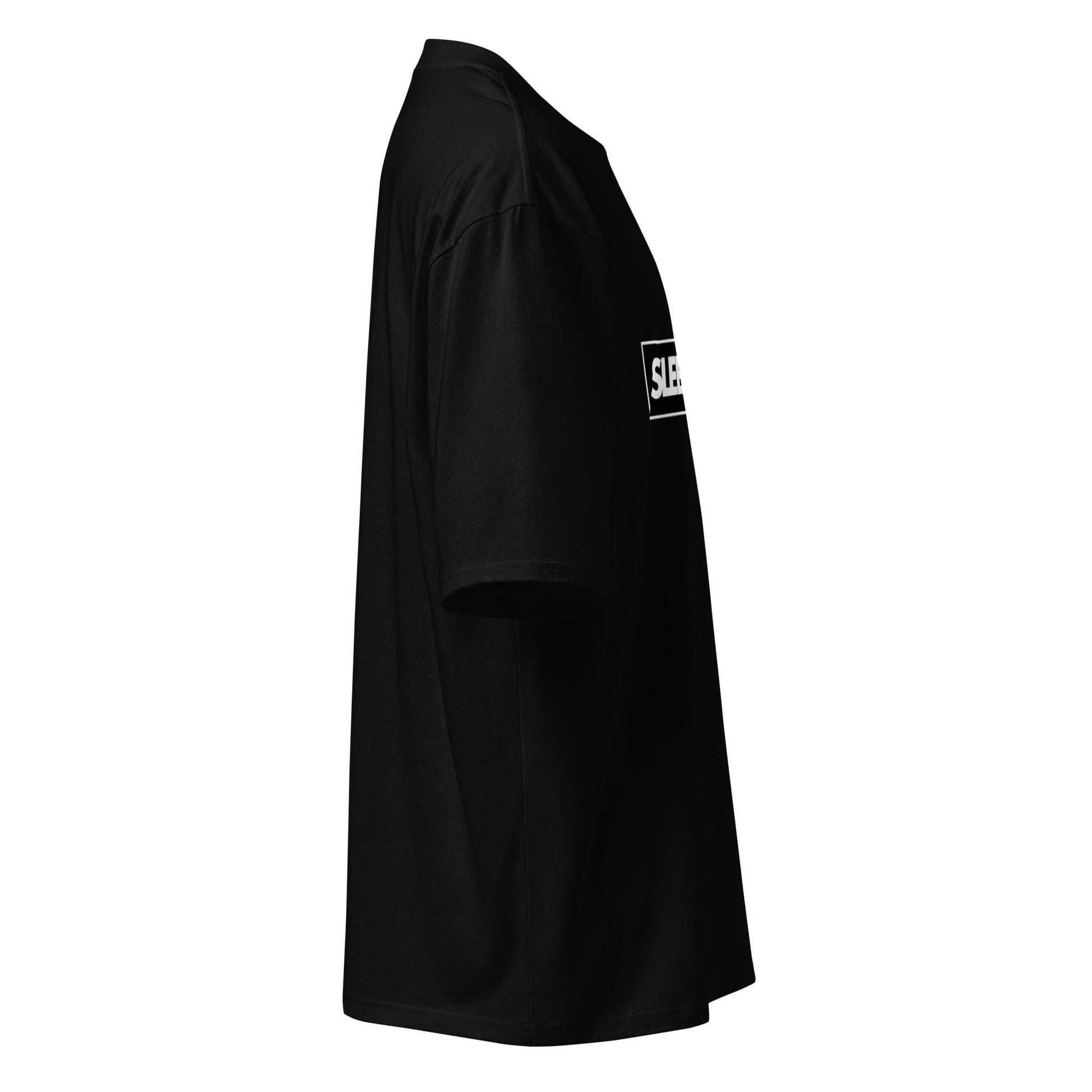Sleeper Build - Oversized heavyweight black fitness t-shirt Unisex