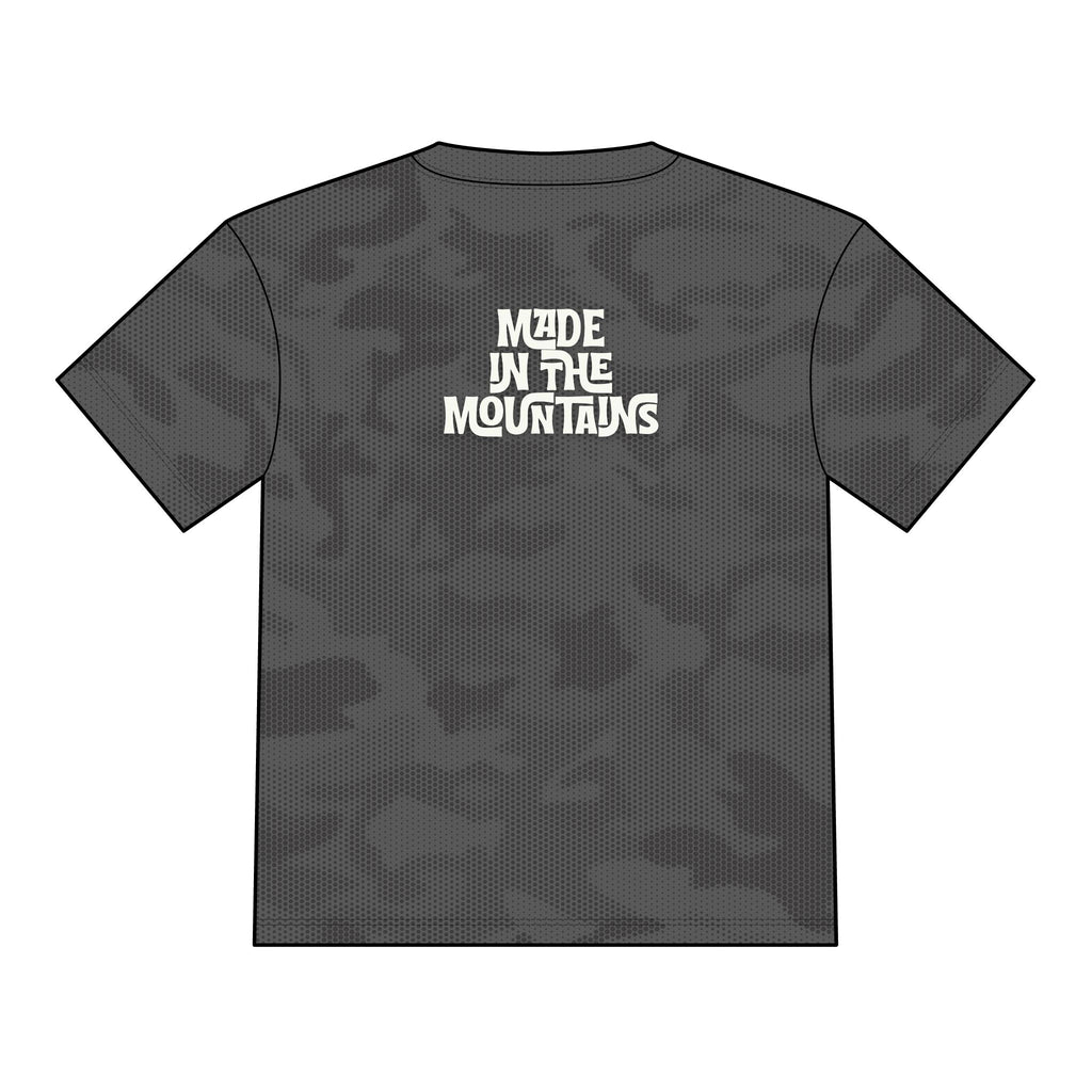 "Made in the Mountains" Graphic Jersey and Shirt- Colorado Camo Fitness, CYCLING, AND MOUNTAIN BIKING JERSEY T-shirt