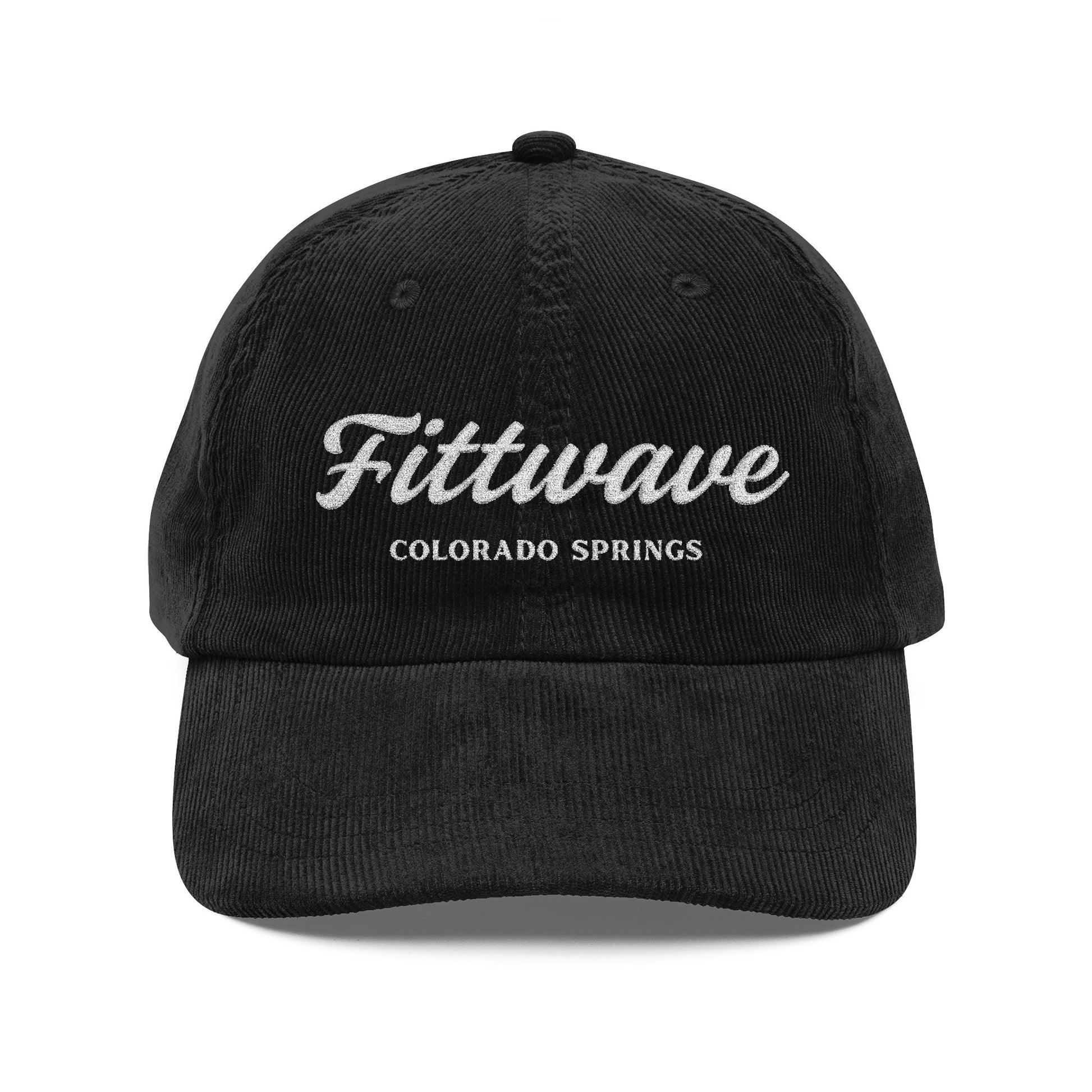 Fittwave Official - Vintage Corduroy Embroidered Cap – 'Fittwave Colorado Springs' Hat