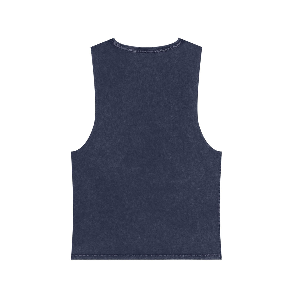 Unisex Fittwave Stonewash Tank Top - Cool Casual Wear, Gift for Fitness Enthusiasts, Stylish Summer Top, Perfect for Relaxing & Travel