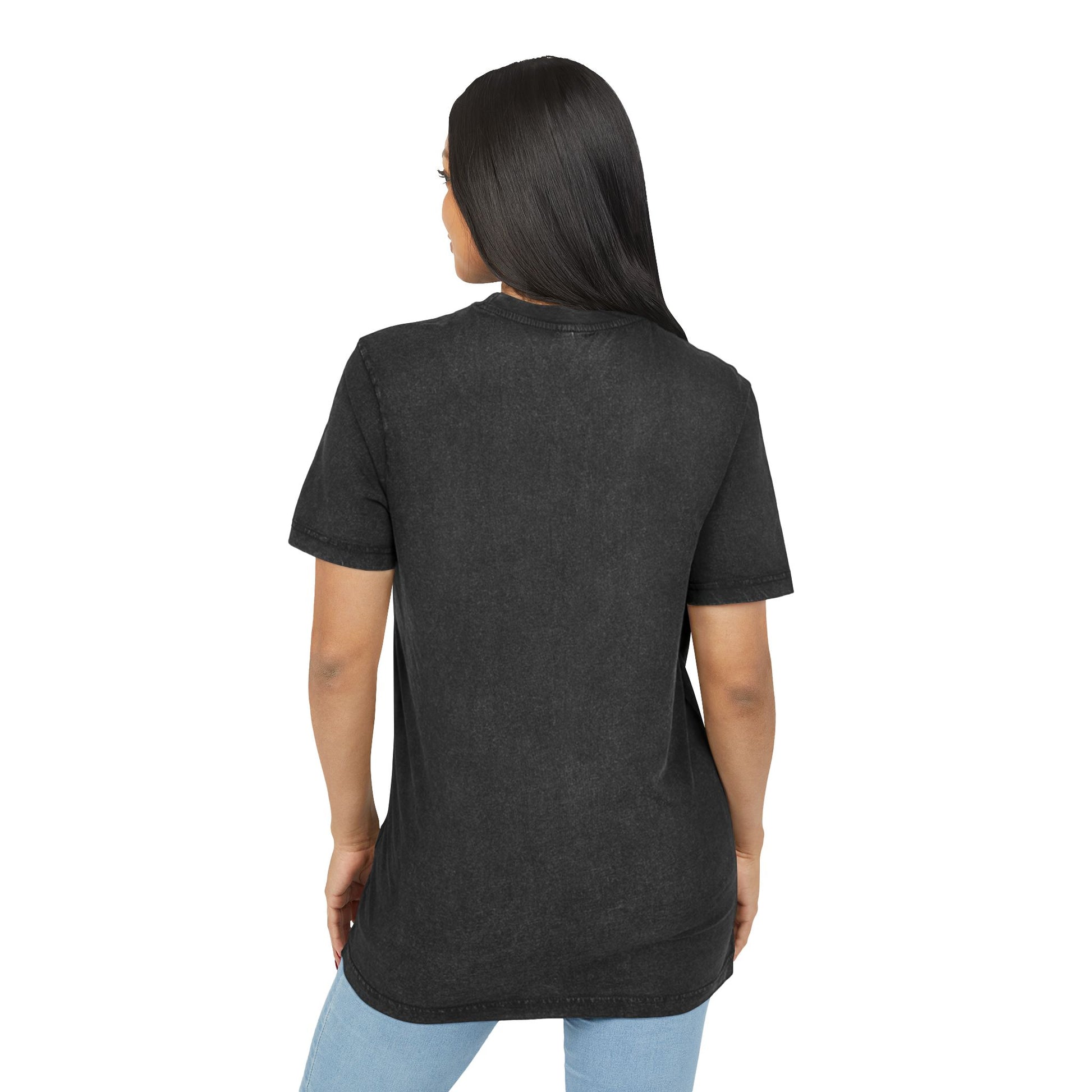 Fittwave- Rock Inspired Acid Washed Graphic Tee, Vintage Style Acid Washed Shirt, For Workouts, Unisex Fashion Shirt, Summer Streetwear