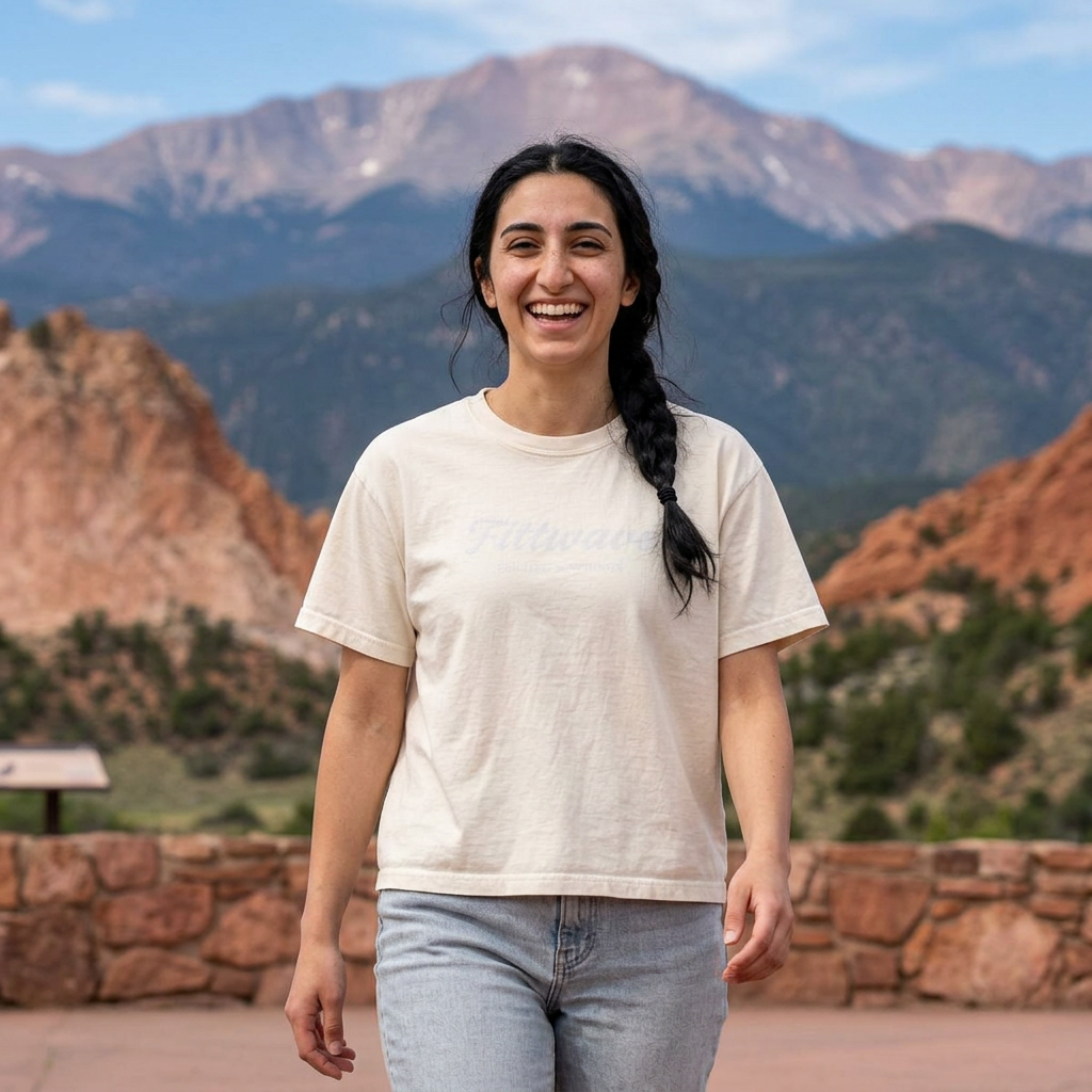 Colorado Springs Fittwave Women's Boxy Tee — Women's Cropped T-Shirt