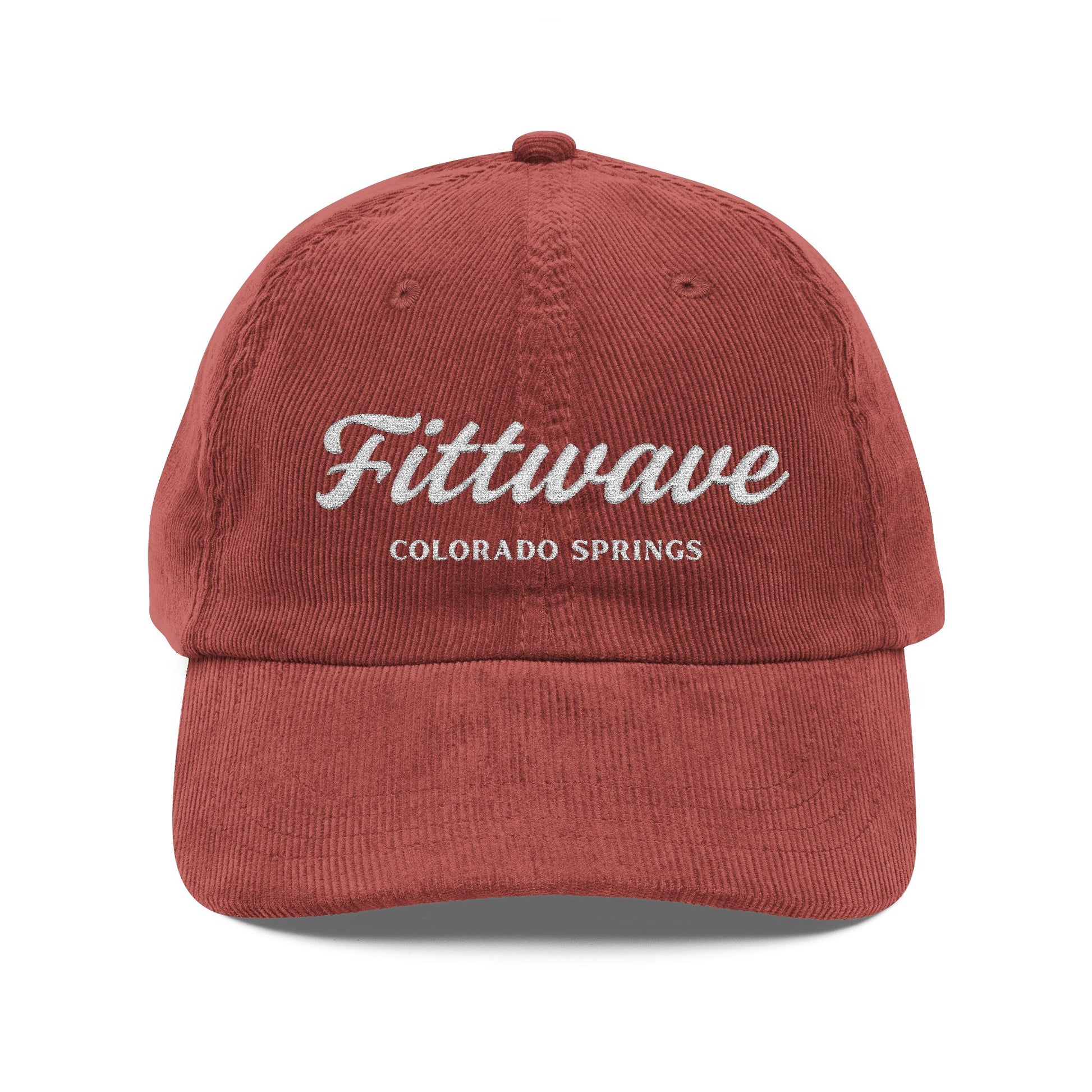 Fittwave Official - Vintage Corduroy Embroidered Cap – 'Fittwave Colorado Springs' Hat