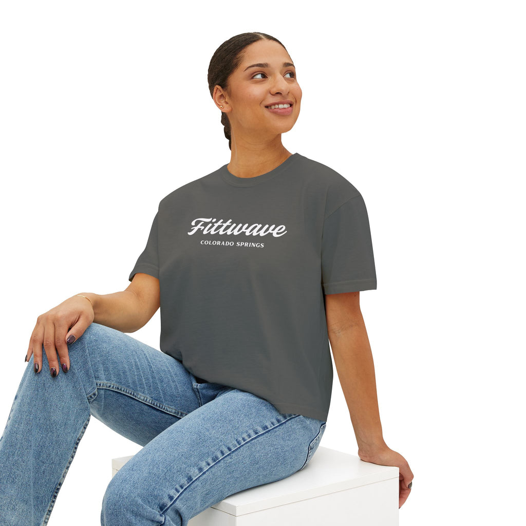 Colorado Springs Fittwave Women's Boxy Tee — Women's Cropped T-Shirt