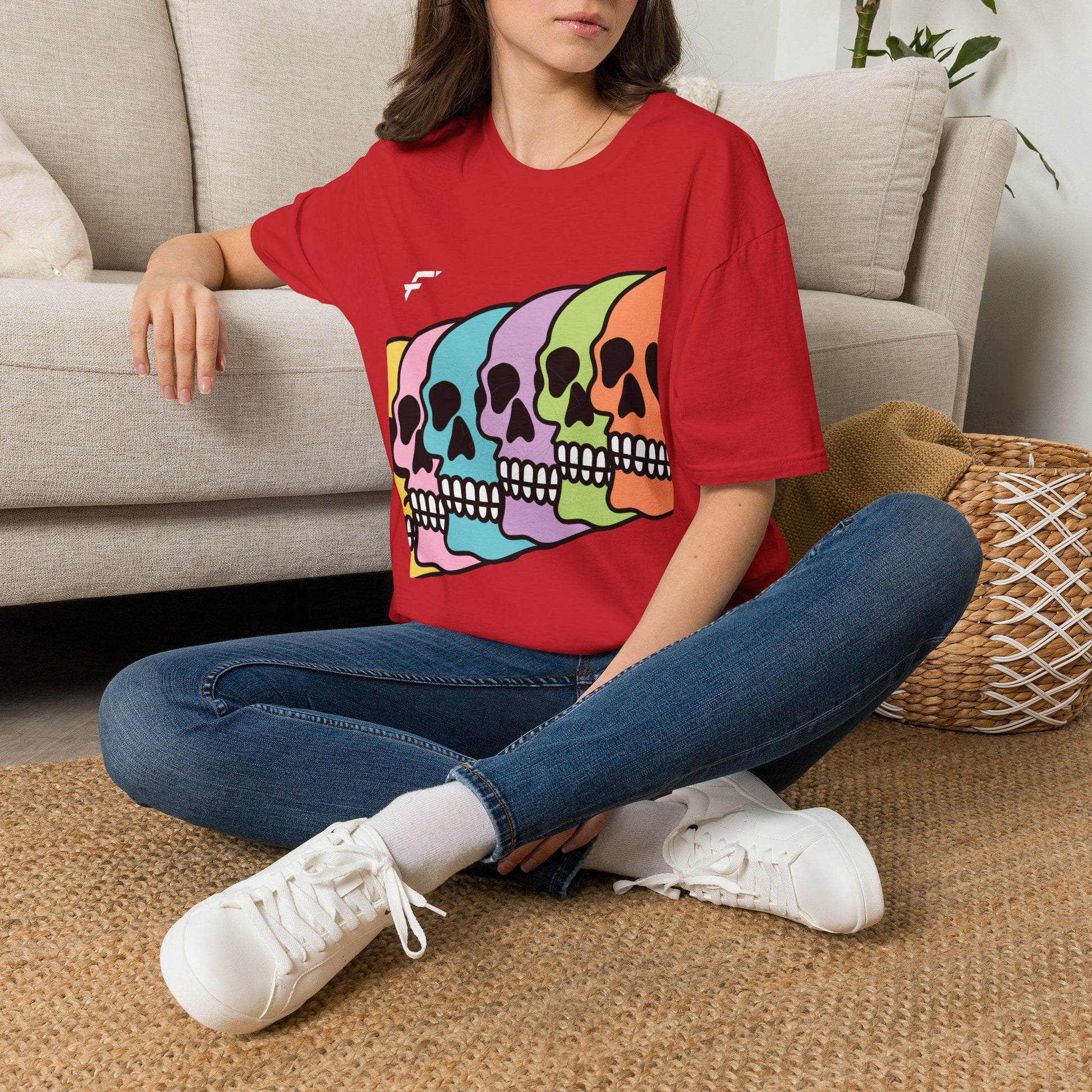 Pride Rainbow Skull T-Shirt. White Skull Tee, Black Skull Tee, and More... Ethically Sourced T-shirt