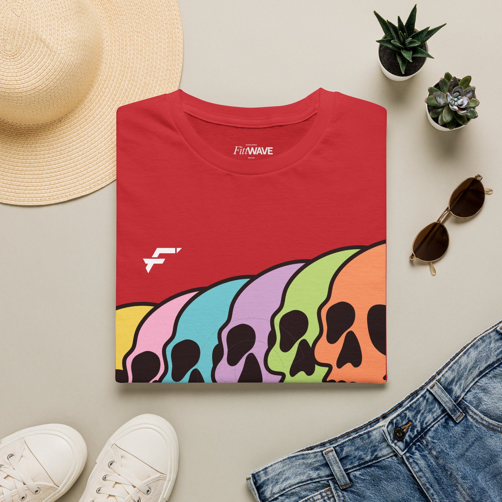 Pride Rainbow Skull T-Shirt. White Skull Tee, Black Skull Tee, and More... Ethically Sourced T-shirt