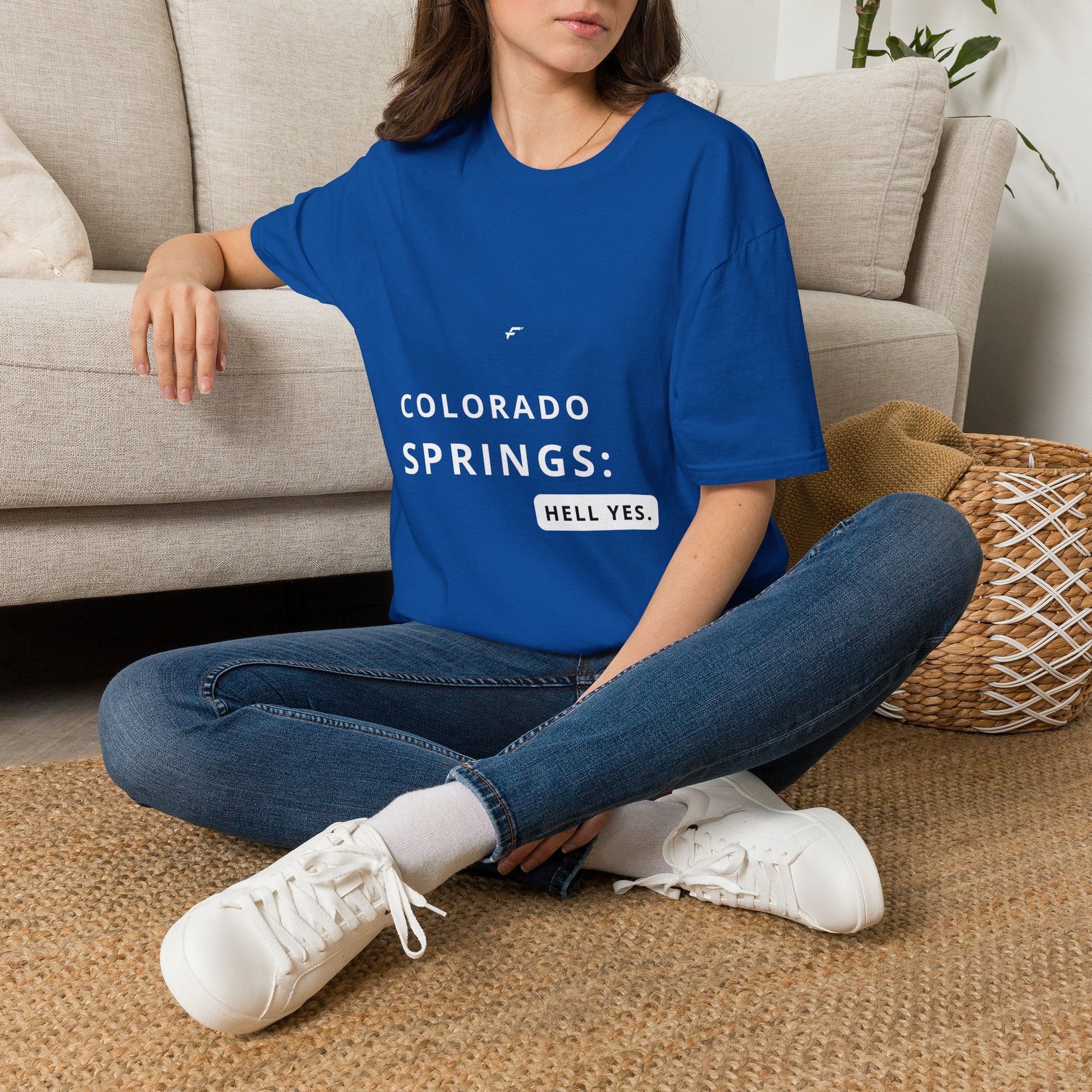 Colorado Springs -Hell Yes T‑Shirt  by Fittwave of Colorado Springs— State and City Pride Tee