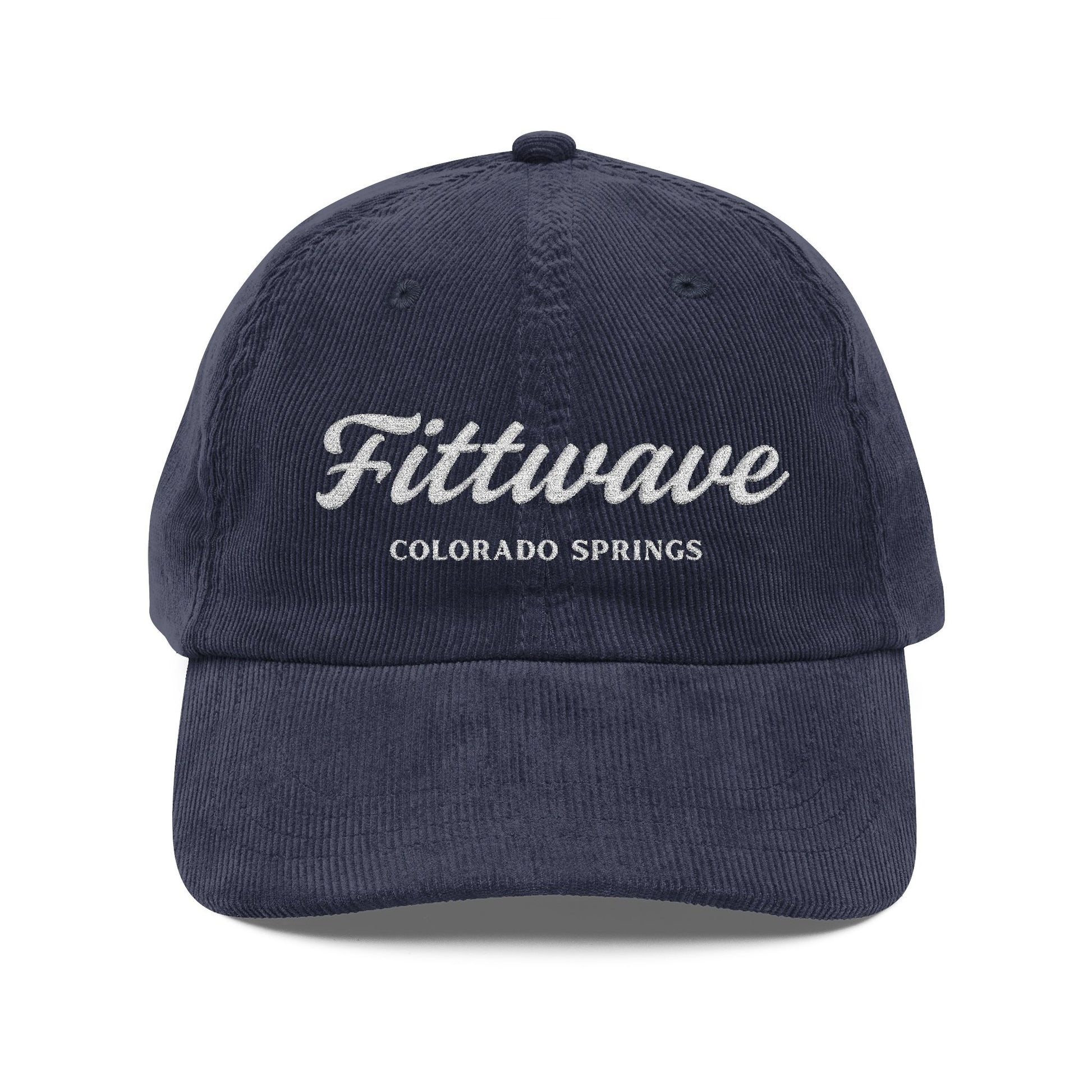Fittwave Official - Vintage Corduroy Embroidered Cap – 'Fittwave Colorado Springs' Hat