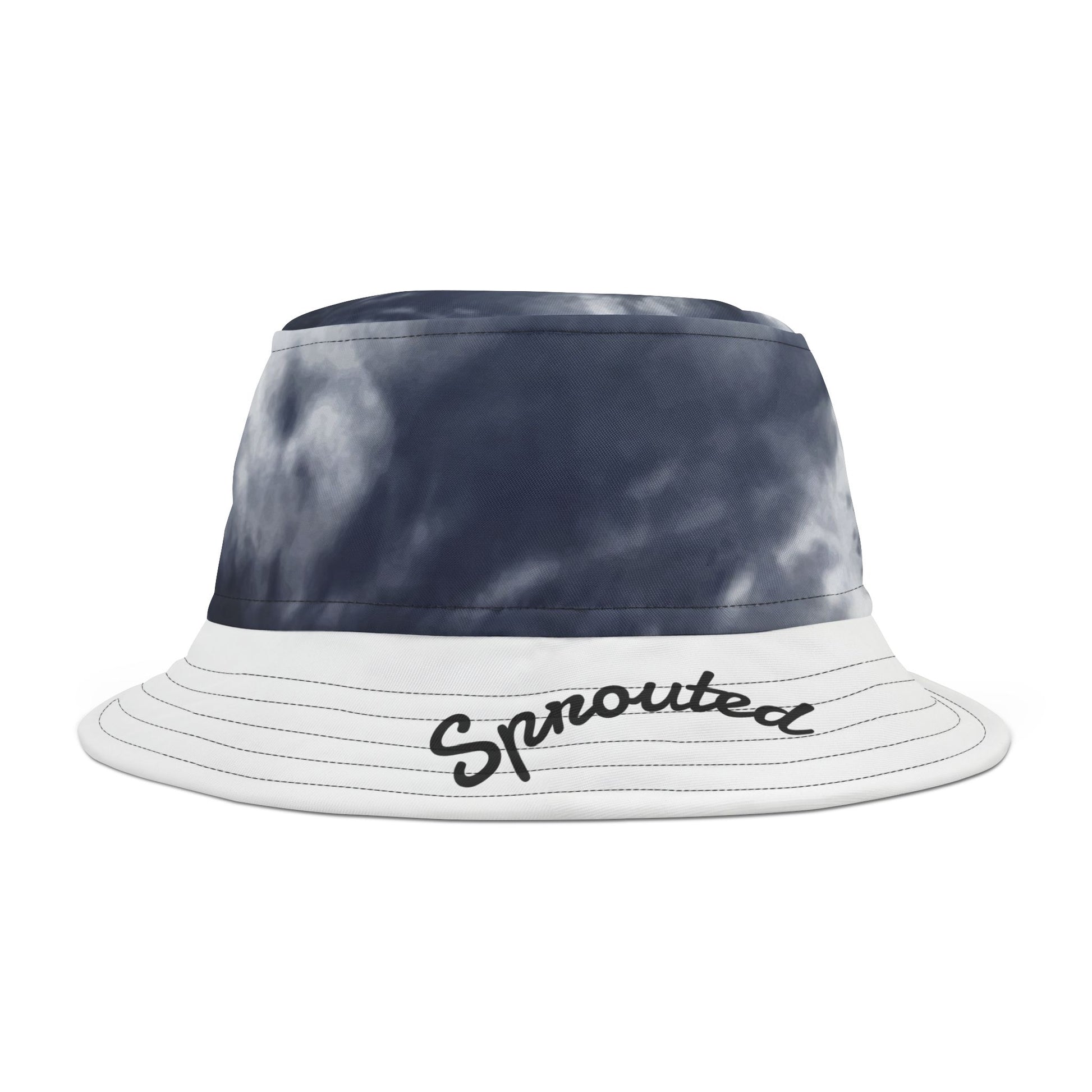 SPROUTED - Fittwave Rave Bucket Hat. Stylish Tie-Dye Bucket Hat, Summer Headwear, Festival Accessory