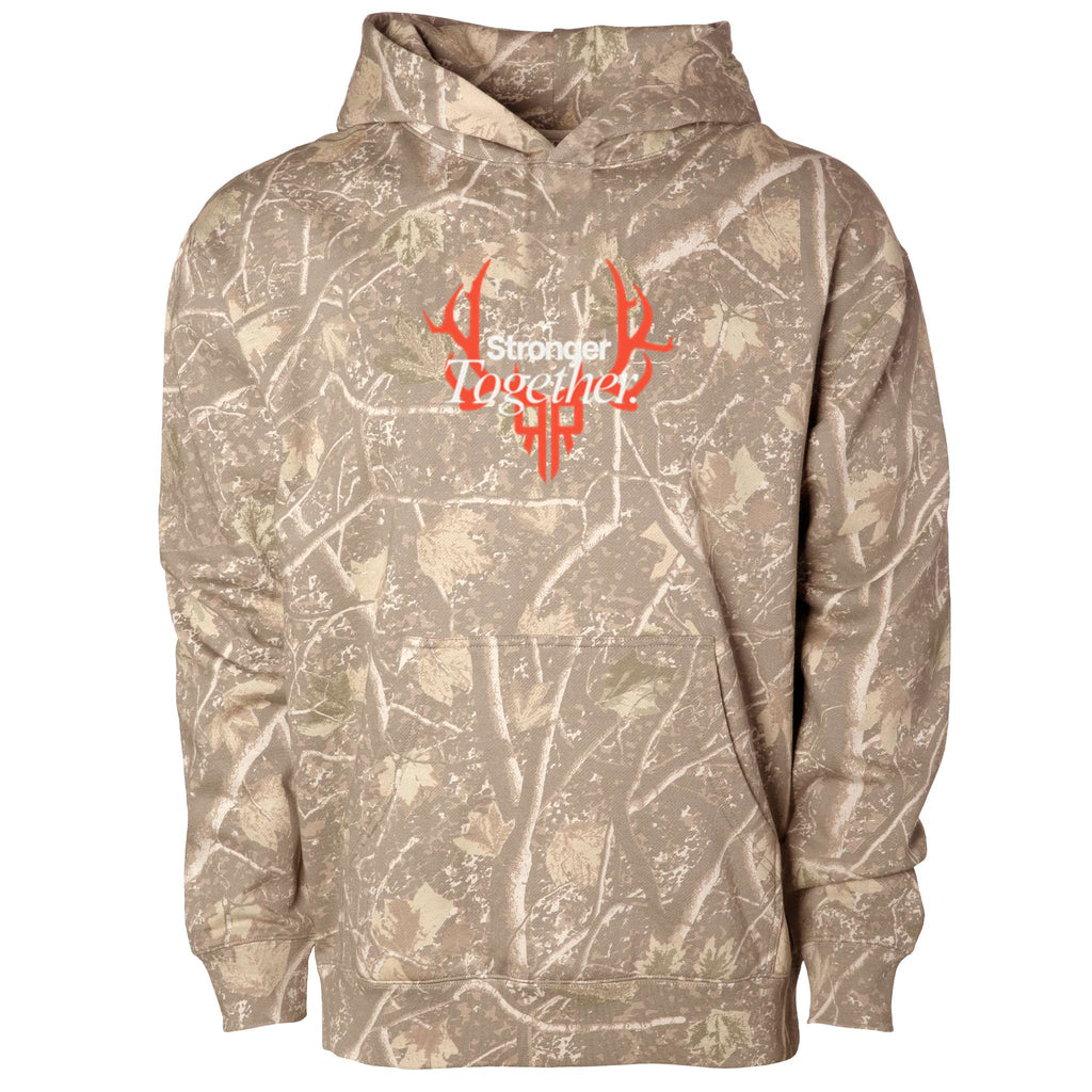 Stronger Together. Camo FITTWAVE Hoodie 