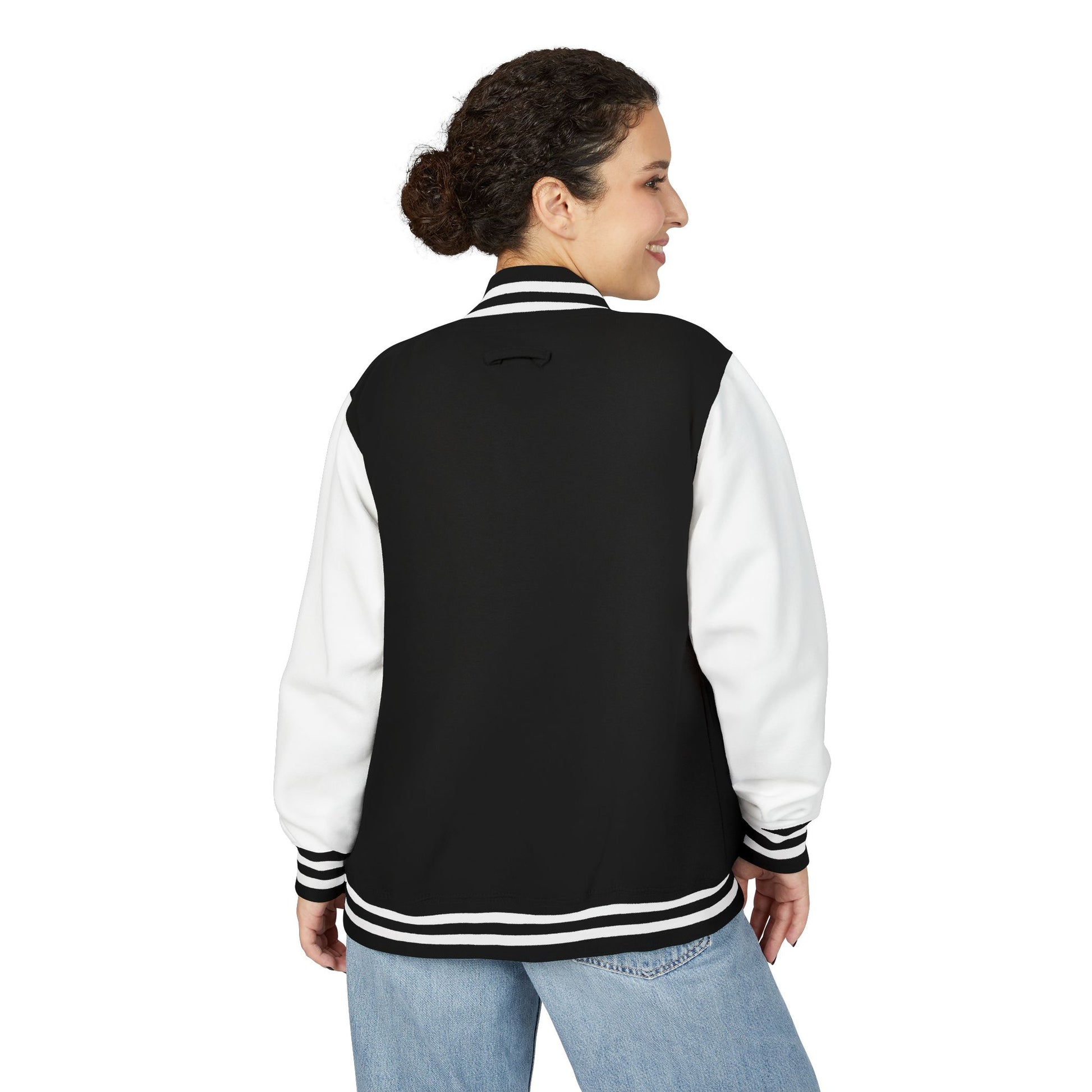 FITTWAVE- Varsity Letterman Jacket- Custom- Unisex Heavyweight Letterman Jacket - Stylish Sportswear for Casual Outings, Team Spirit