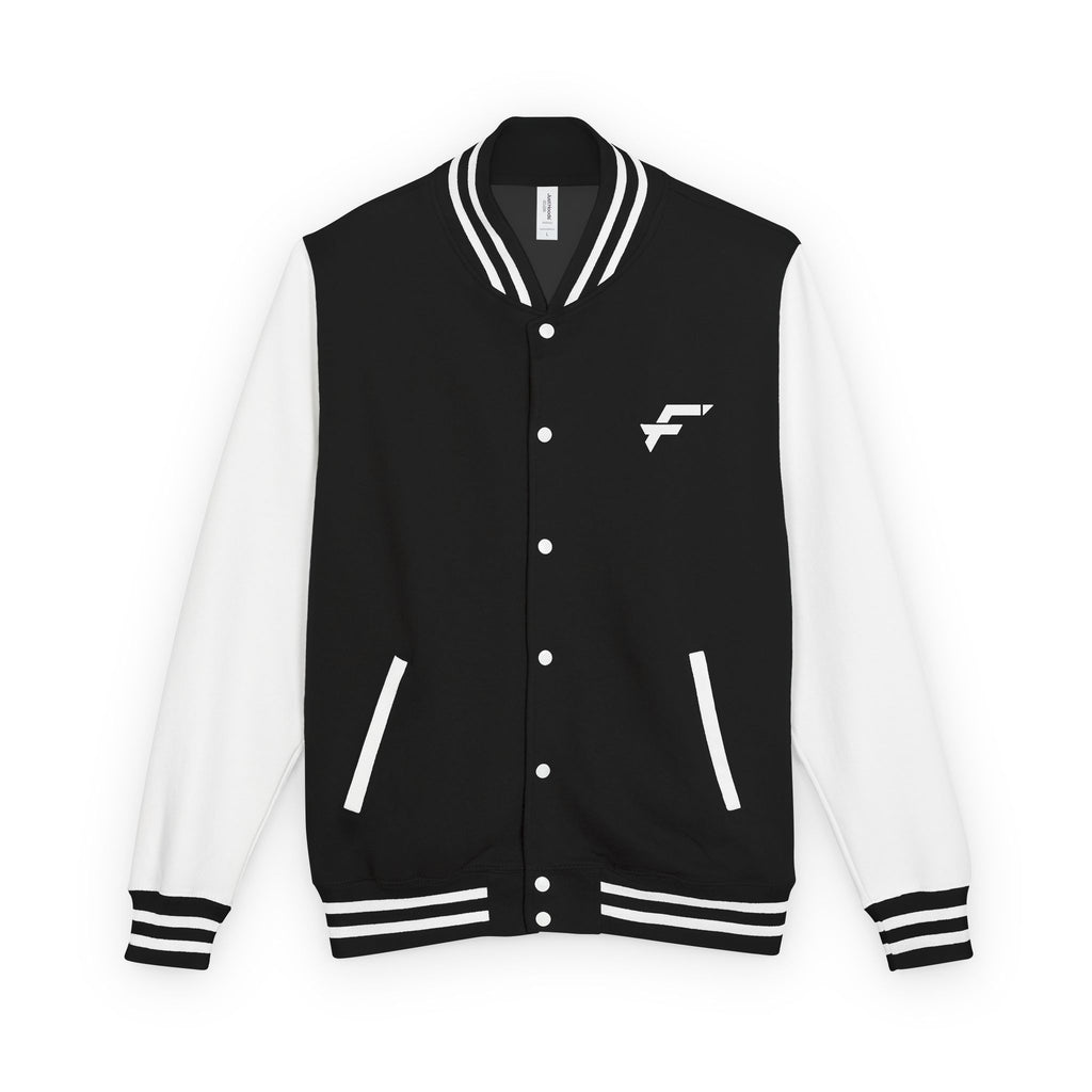 FITTWAVE- Varsity Letterman Jacket- Custom- Unisex Heavyweight Letterman Jacket - Stylish Sportswear for Casual Outings, Team Spirit