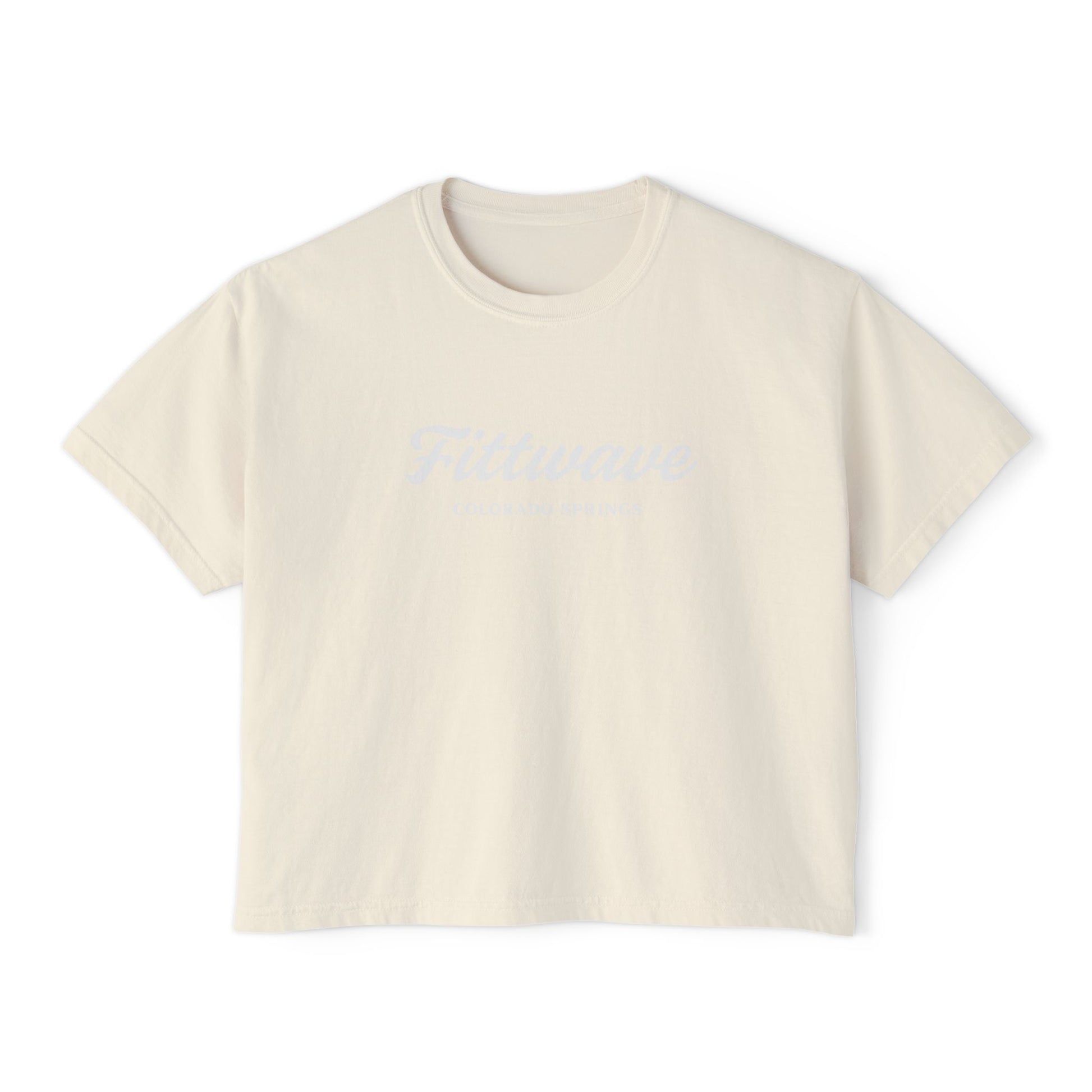 Colorado Springs Fittwave Women's Boxy Tee — Women's Cropped T-Shirt