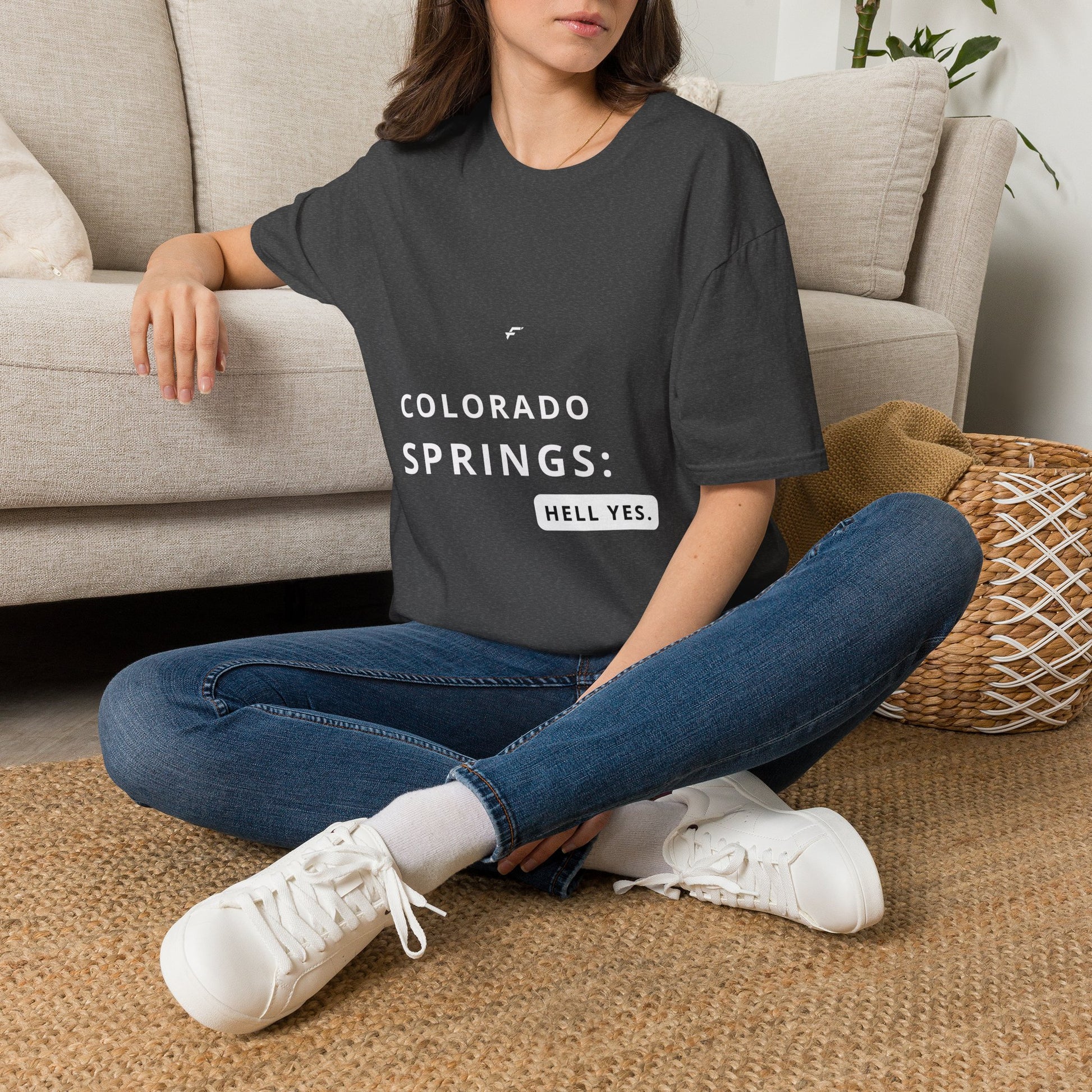 Colorado Springs -Hell Yes T‑Shirt  by Fittwave of Colorado Springs— State and City Pride Tee