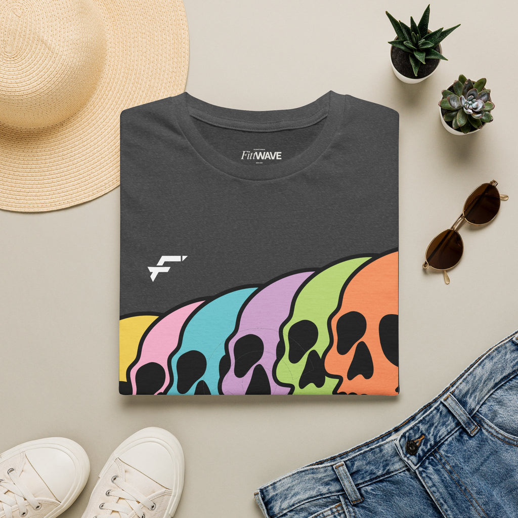 Pride Rainbow Skull T-Shirt. White Skull Tee, Black Skull Tee, and More... Ethically Sourced T-shirt