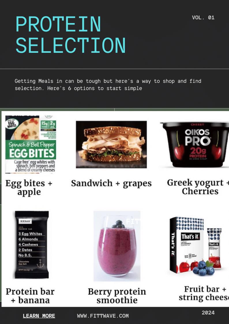 Protein Meal Options on the Go