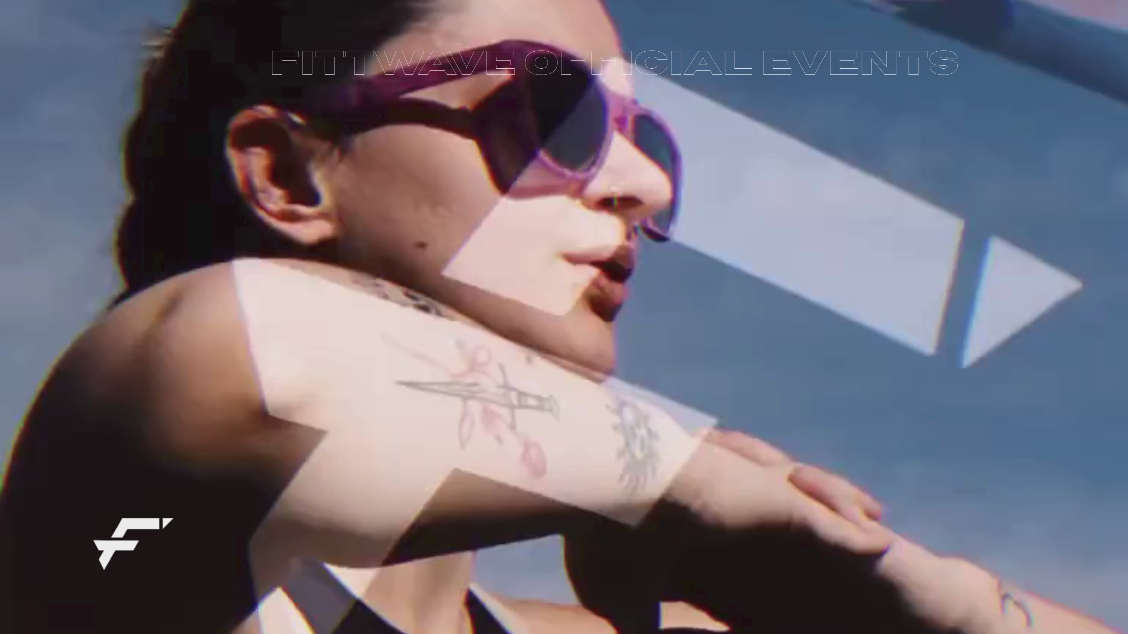 Video of Fittwave Official Events. Includes Text Title. Video Includes logo in bottom left corner. Video of adults who are working out in FITTWAVE clothing in Colorado Springs led by expert personal trainer and Coach Austin Witt. Video cuts to several fitness adults socializing and connecting with others through fitness hosted by FITTWAVE. 